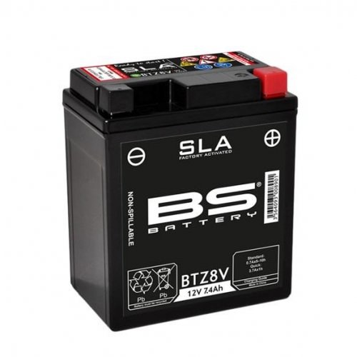Φωτογραφία προϊόντος: BS BATTERY ΜΠΑΤΑΡΙΑ SLA BTZ8V | BS-BATTERY