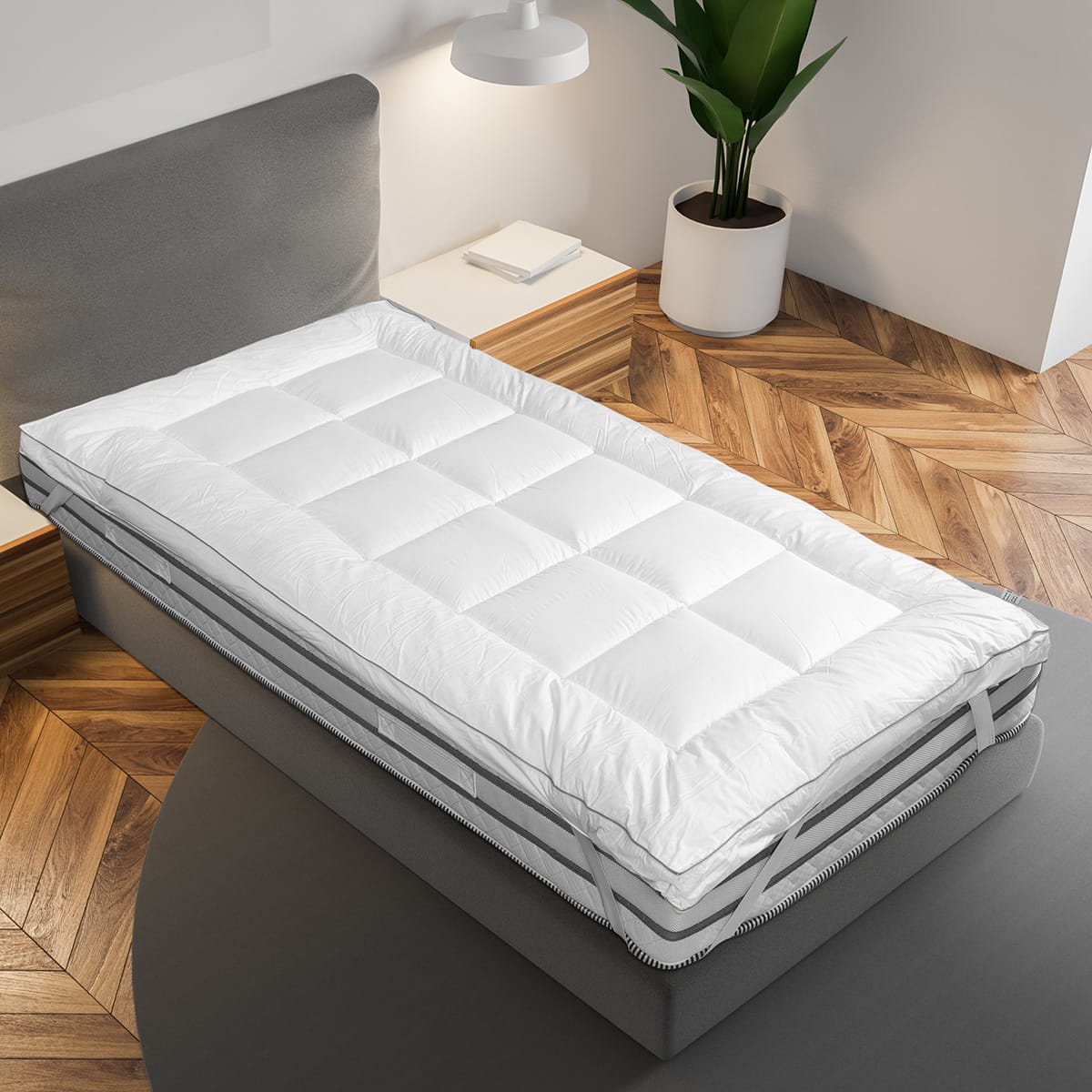 Φωτογραφία προϊόντος: Beauty Home Ανώστρωμα Booster Art 4050 120x200 Λευκό