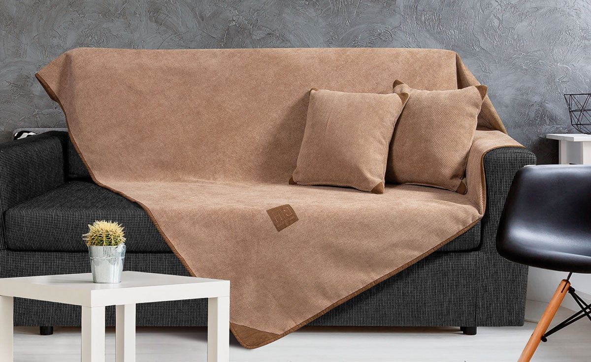 Φωτογραφία προϊόντος: Beauty Home Σετ ριχτάρι 2τμχ Camel Art 8241 (180x250+180x300) Μπεζ