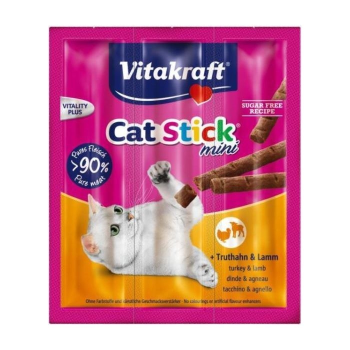 Φωτογραφία προϊόντος: VITAKRAFT CAT STICK MINI ΓΑΛΟΠΟΥΛΑ-ΑΡΝΙ 3ΤΕΜ ..