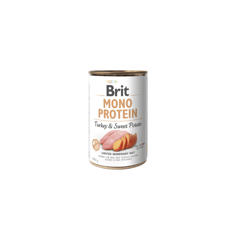 Φωτογραφία προϊόντος: Brit Κονσέρβα Monoprotein Με Γαλοπούλα & Γλυκοπατάτα 400gr