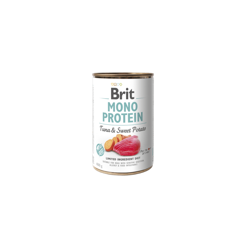Φωτογραφία προϊόντος: Brit Κονσέρβα Monoprotein Με Τόνο & Γλυκοπατάτα 400gr