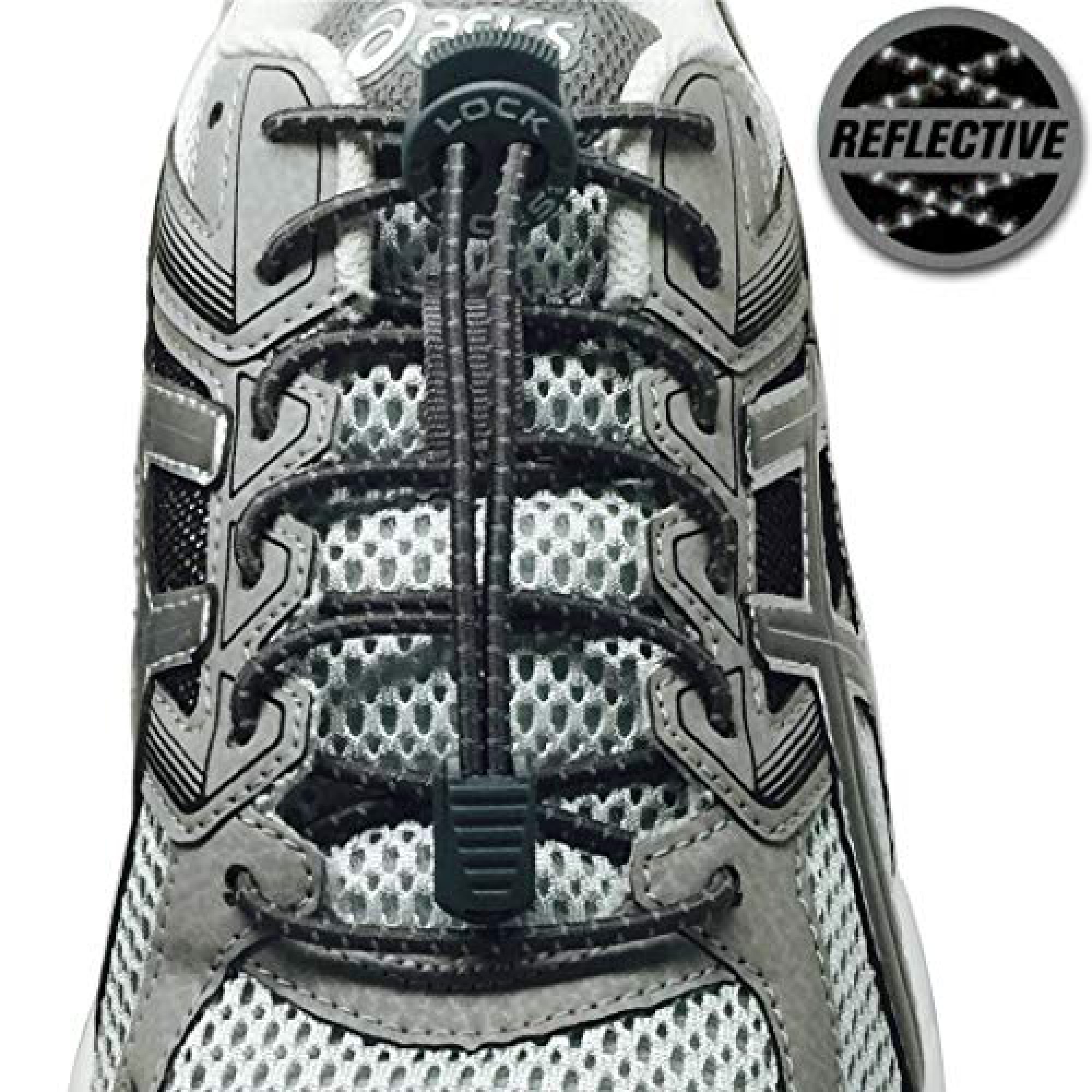 Φωτογραφία προϊόντος: Lock Laces Original Reflective Storm Gray (LOC03036)