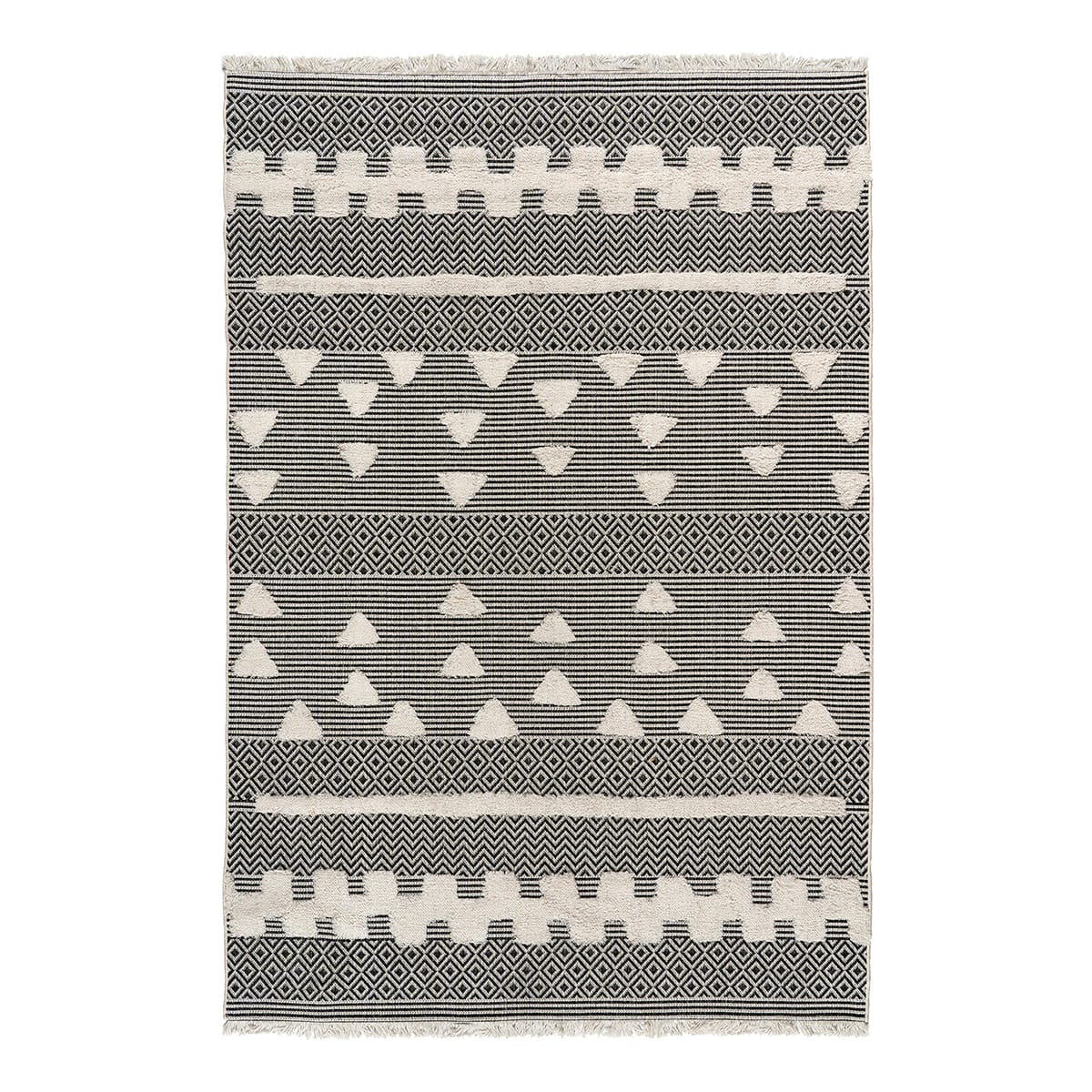 Φωτογραφία προϊόντος: Beauty Home Χαλί βαμβακερό Morocotton 9238 Γκρι - 150x220