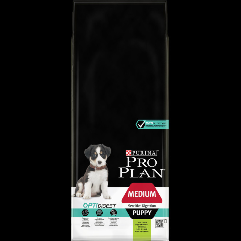 Φωτογραφία προϊόντος: Purina ProPlan Purina Pro Plan Dog Medium Puppy Sensitive Digestion With Optidigest 12kg