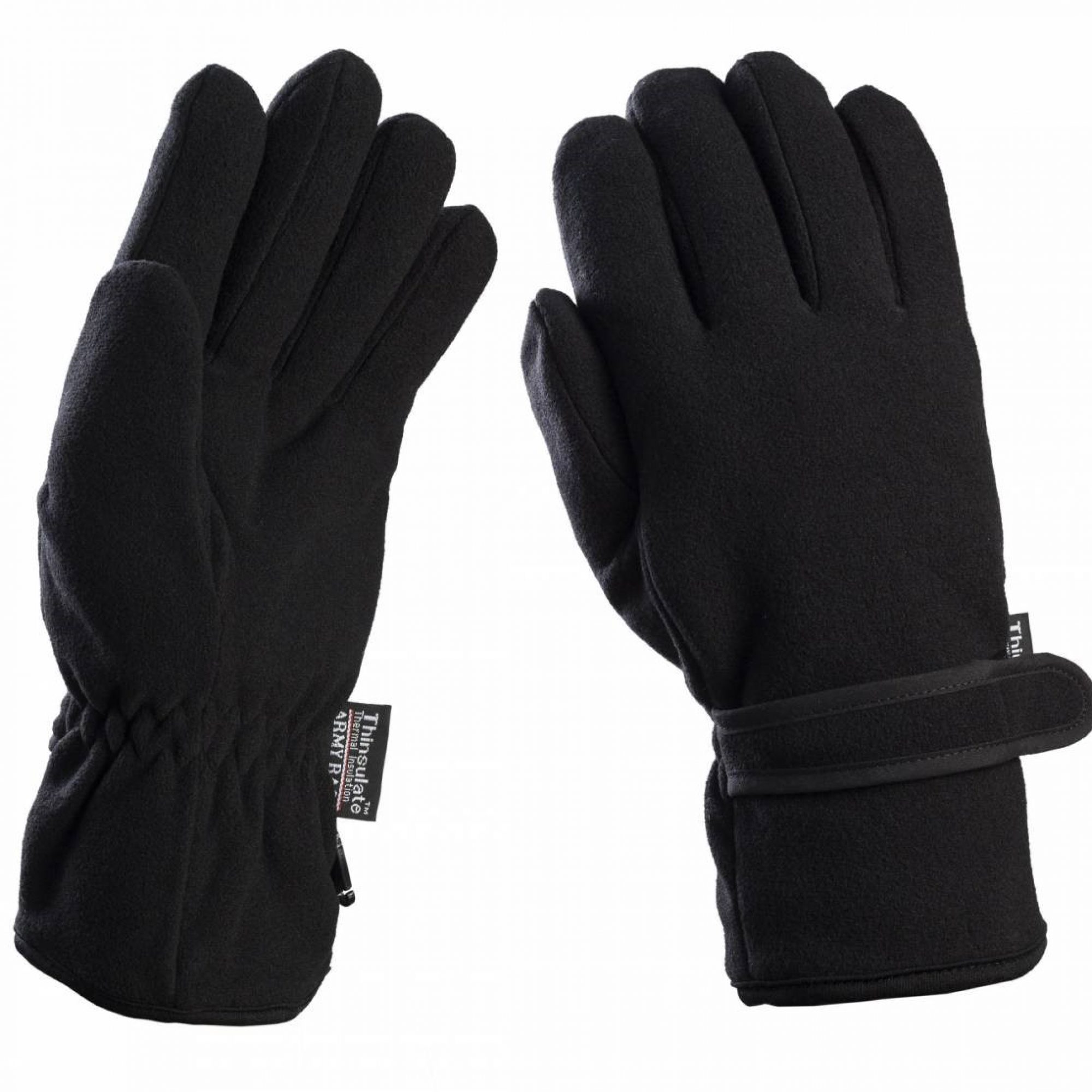 Φωτογραφία προϊόντος: ARMY RACE ΓΑΝΤΙΑ FLEECE THINSULATE ΜΑΥΡΑ (101A)