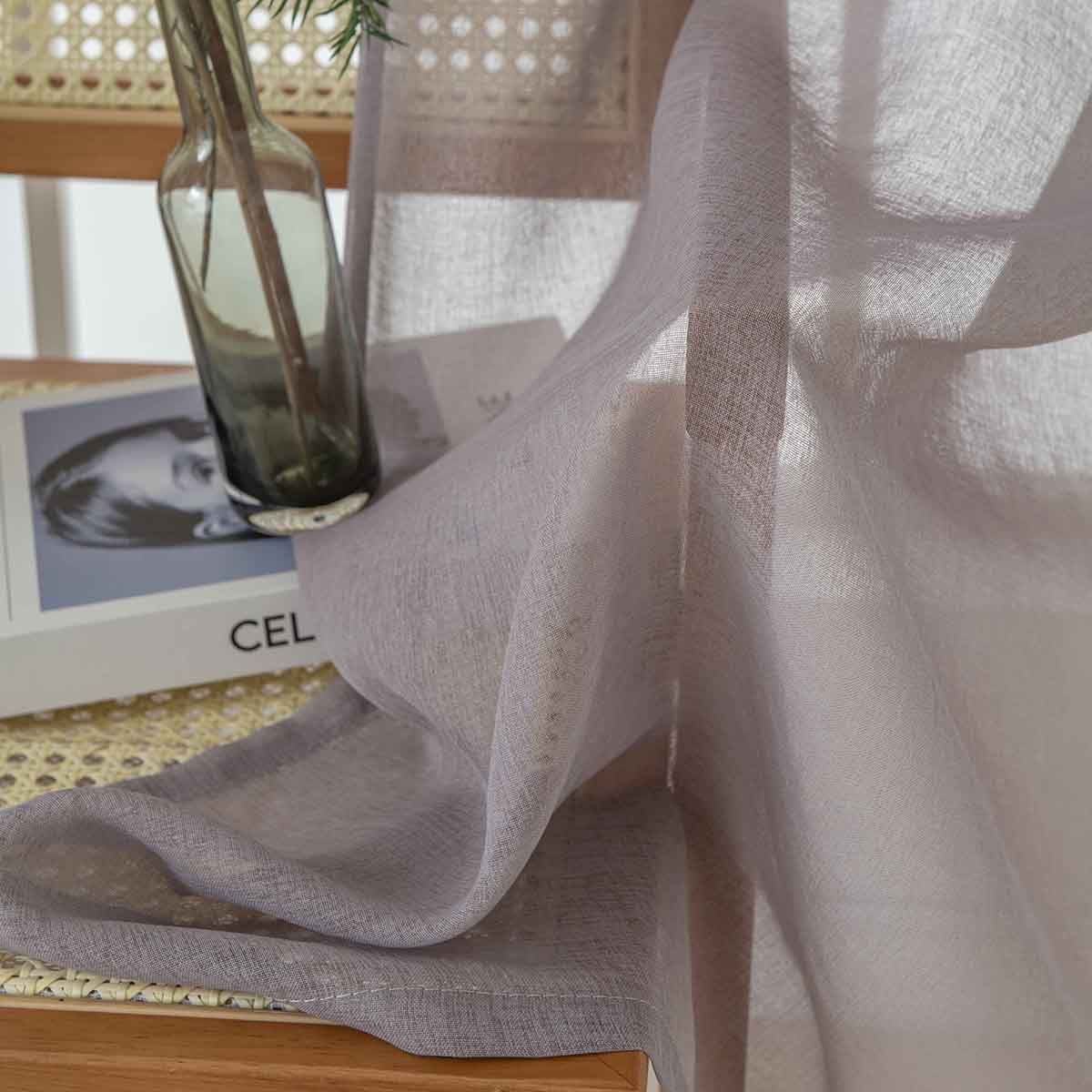 Φωτογραφία προϊόντος: Beauty Home Ύφασμα κουρτίνας με το μέτρο γάζα Sharp Art 8448 Φ300 Αμέθυστος