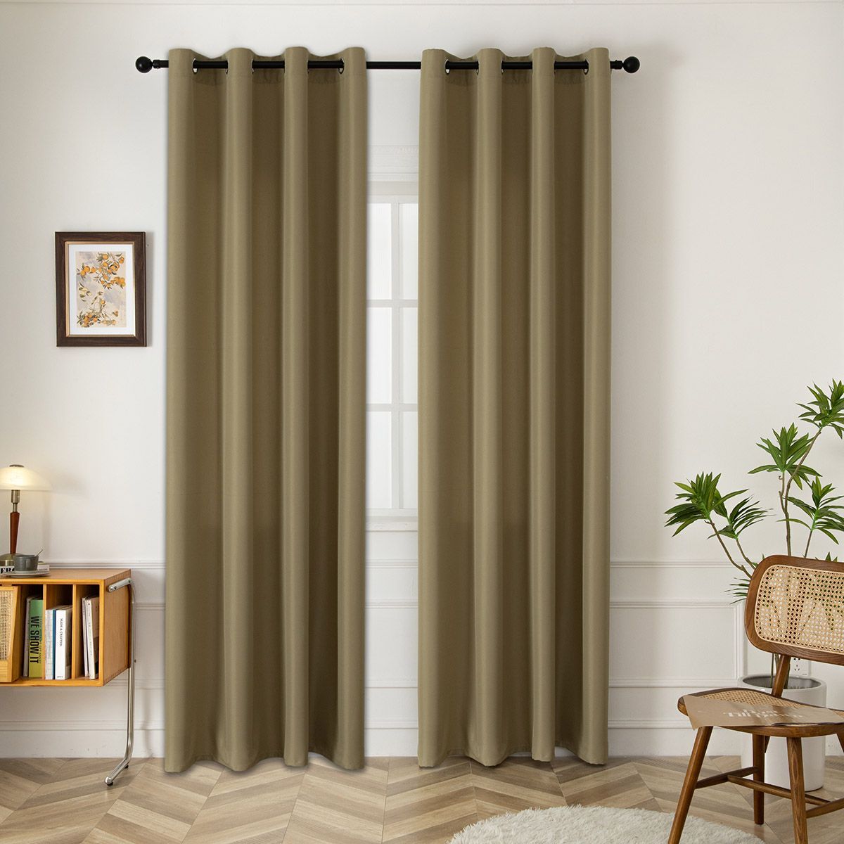 Φωτογραφία προϊόντος: Beauty Home Ύφασμα κουρτίνας με το μέτρο μεσαίας σκίασης Effect Art 8443 Φ320 Λαδί