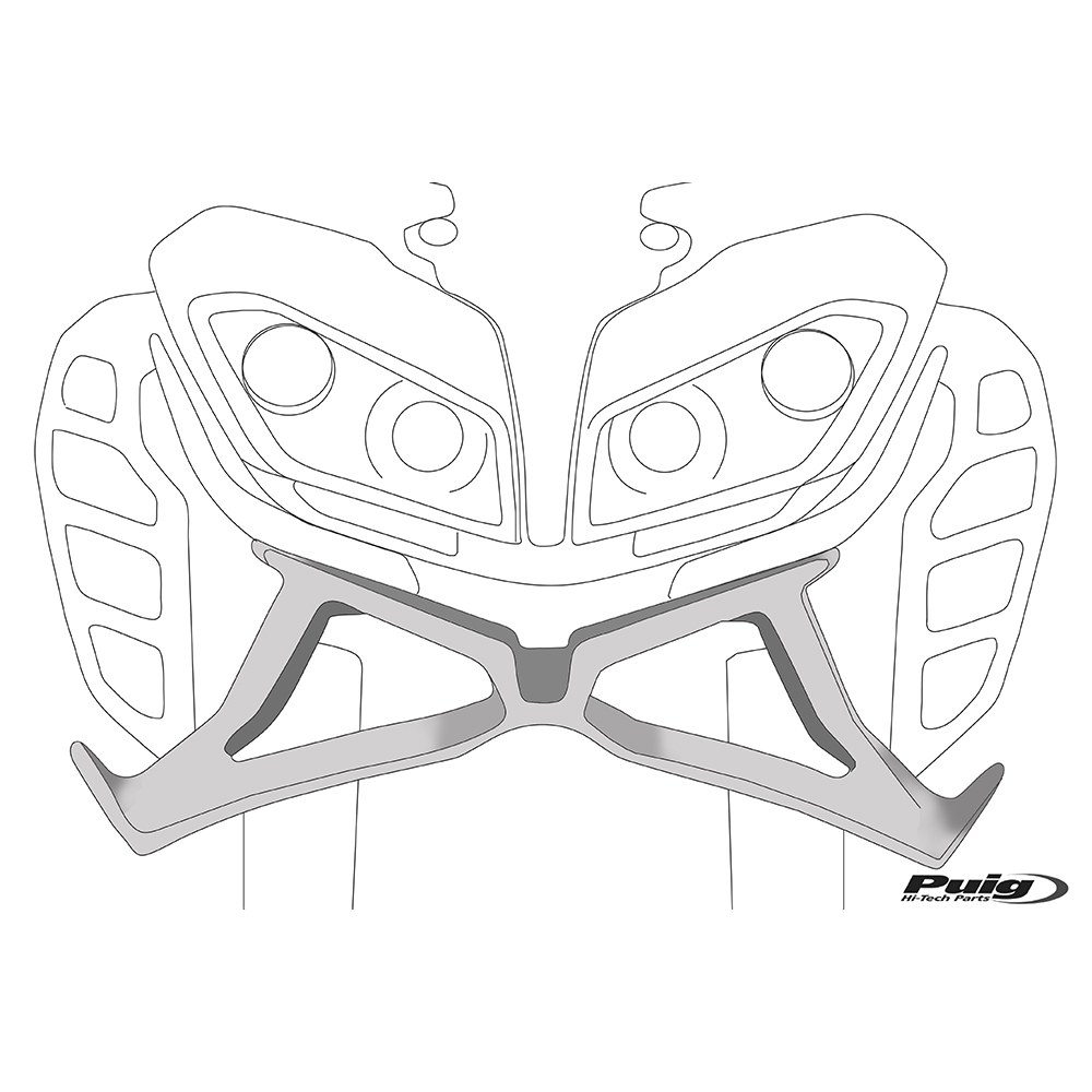 Φωτογραφία προϊόντος: ΜΠΡΟΣΤΙΝΑ SPOILERS DOWNFORCE NAKED FRONTAL SPOILERS CARBON ΓΙΑ YAMAHA MT-07 '21-'23 21129C | PUIG