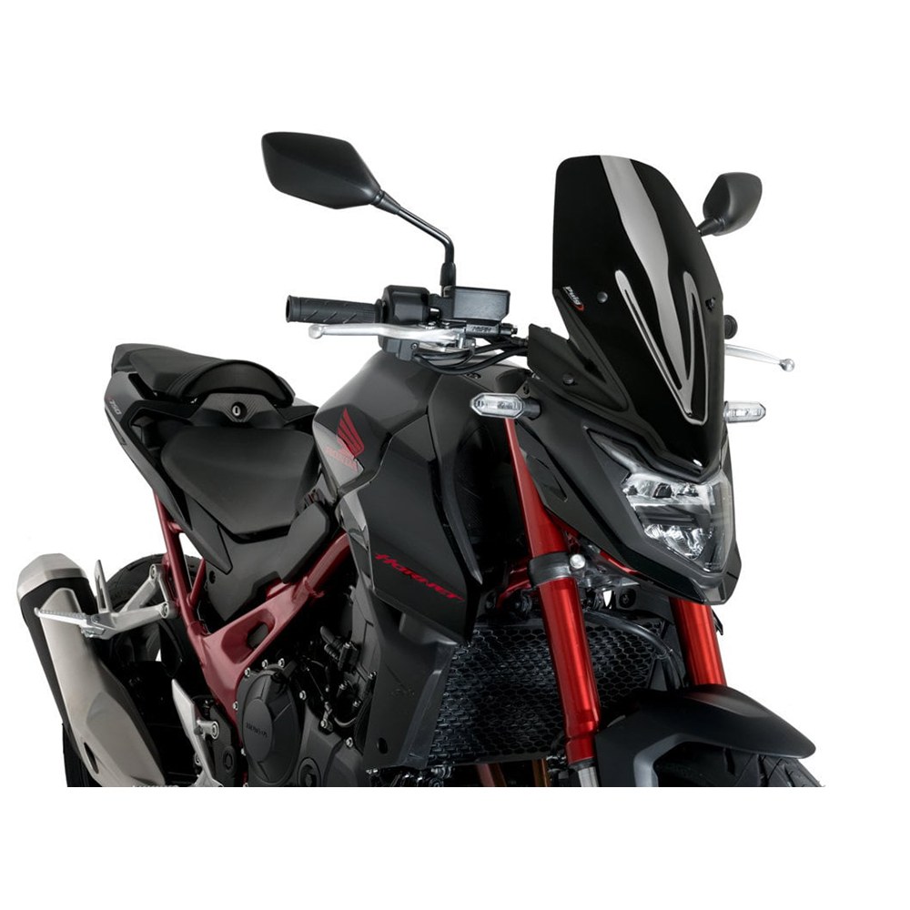 Φωτογραφία προϊόντος: ΖΕΛΑΤΙΝΑ BLACK WINDSHIELD NEW GENERATION TOURING ΓΙΑ HONDA CB750 HORNET '23-'24 21480N | PUIG