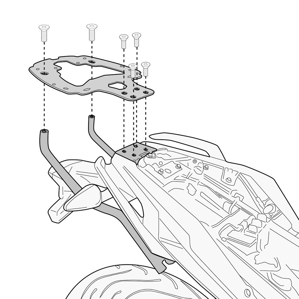 Φωτογραφία προϊόντος: ΣΧΑΡΑ KR5125 ΓΙΑ BMW G310 R '17-'23 | KAPPA