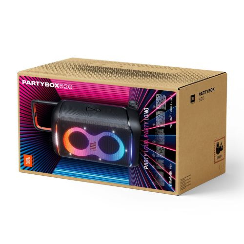 Φωτογραφία προϊόντος: ΦΟΡΗΤΟ ΗΧΕΙΟ JBL PARTYBOX 520 BLACK BLUETOOTH
