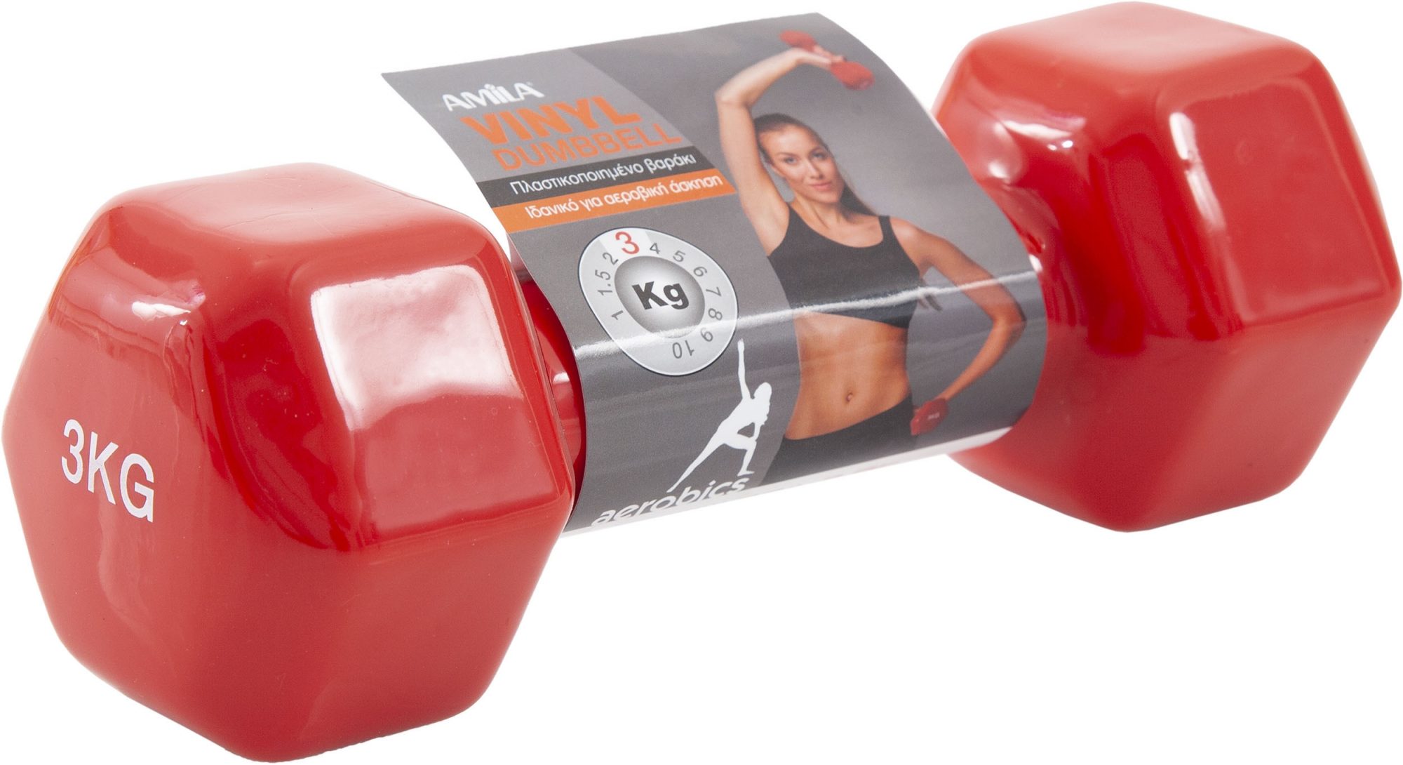 Φωτογραφία προϊόντος: AMILA Vinyl Dumbbell 3Kg (44493)