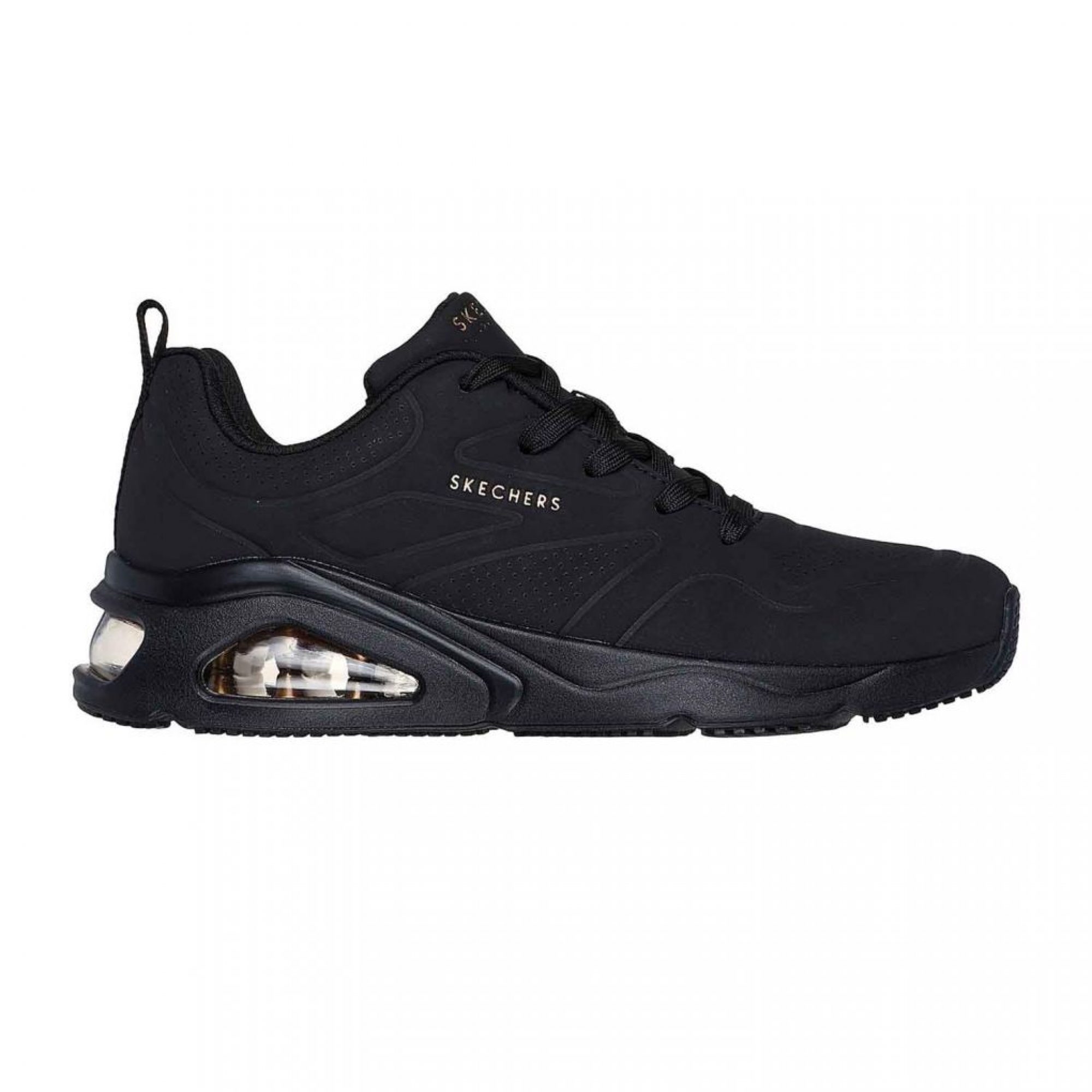 Φωτογραφία προϊόντος: SKECHERS Durasuede Embossed Lace Up Fashion Sneaker (177390-BBK)