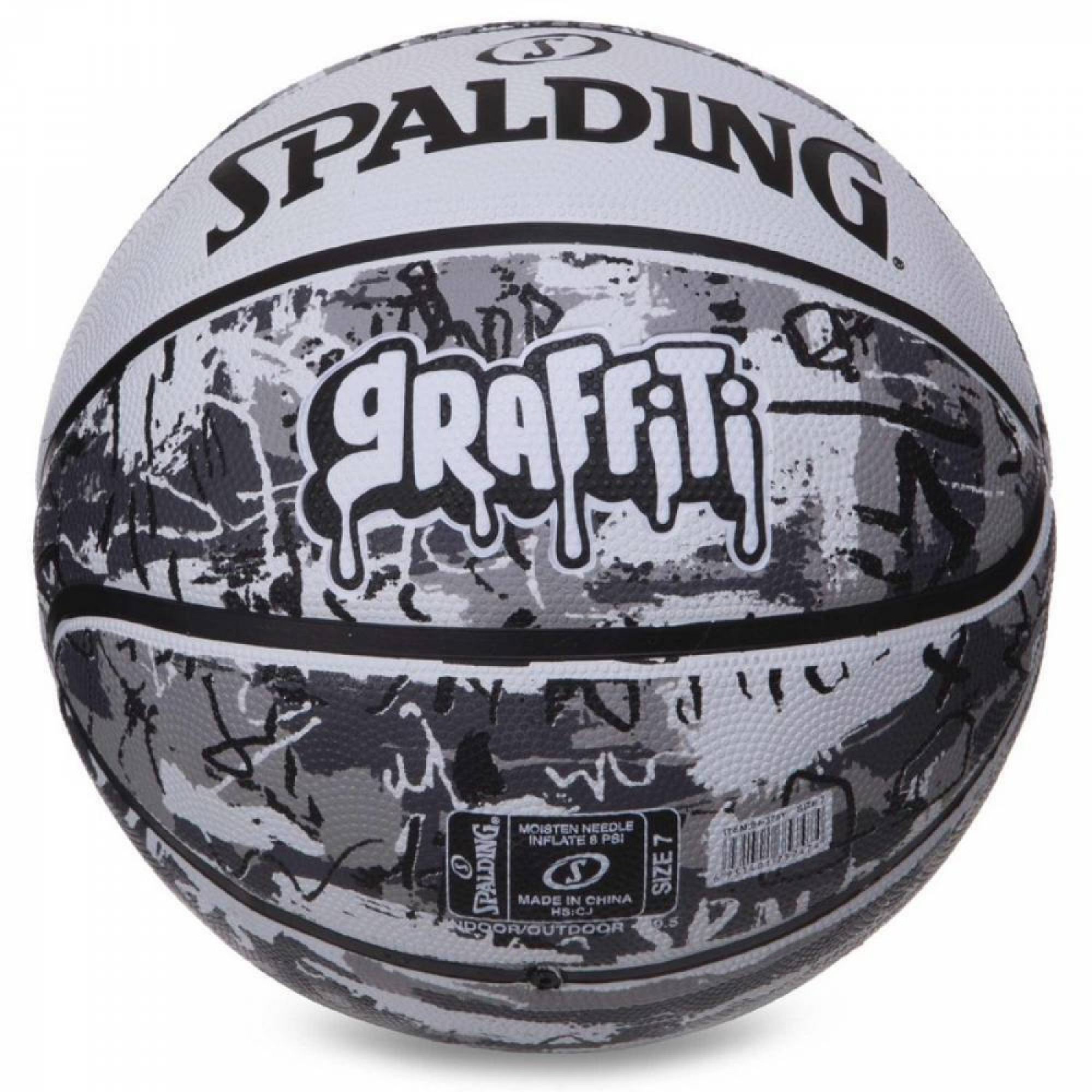 Φωτογραφία προϊόντος: Spalding White Graffiti Size7 Rubber (84-375Z1)