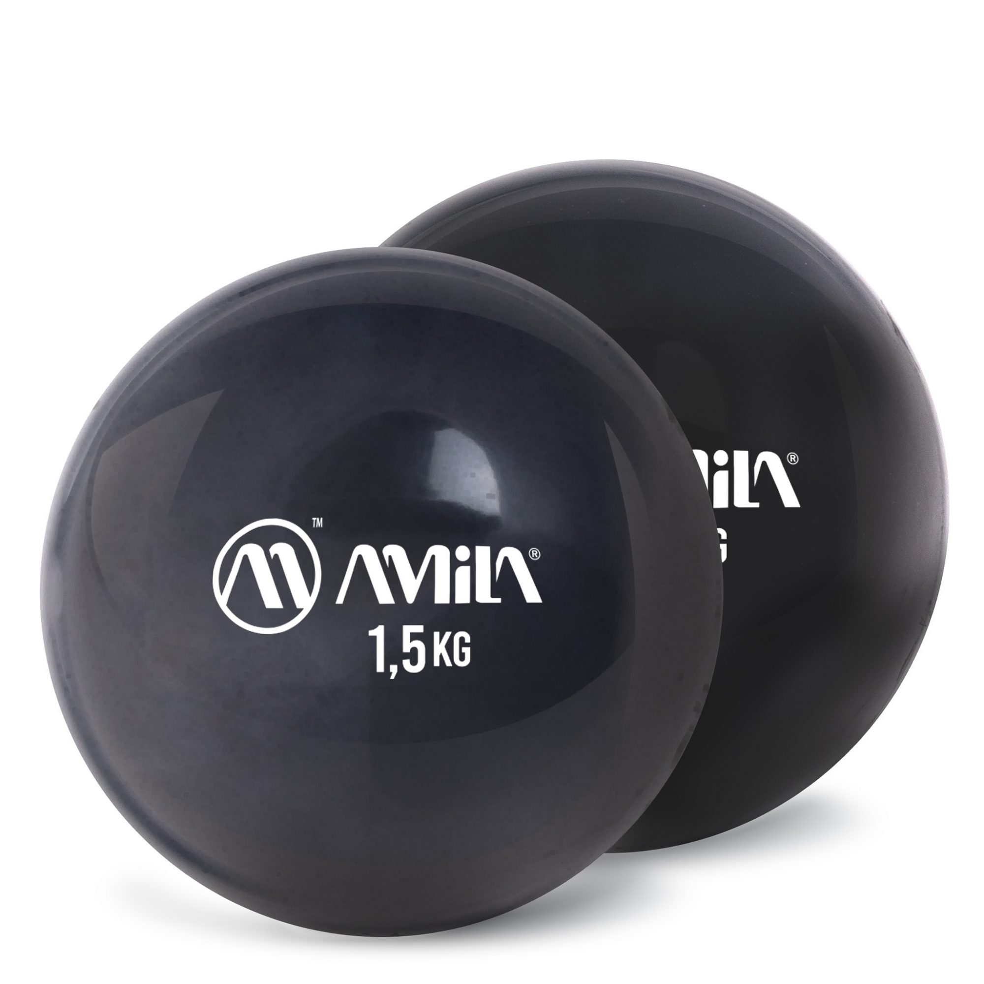 Φωτογραφία προϊόντος: AMILA Palm Ball Two-Pack 1,5Kg Μαύρο (96723)