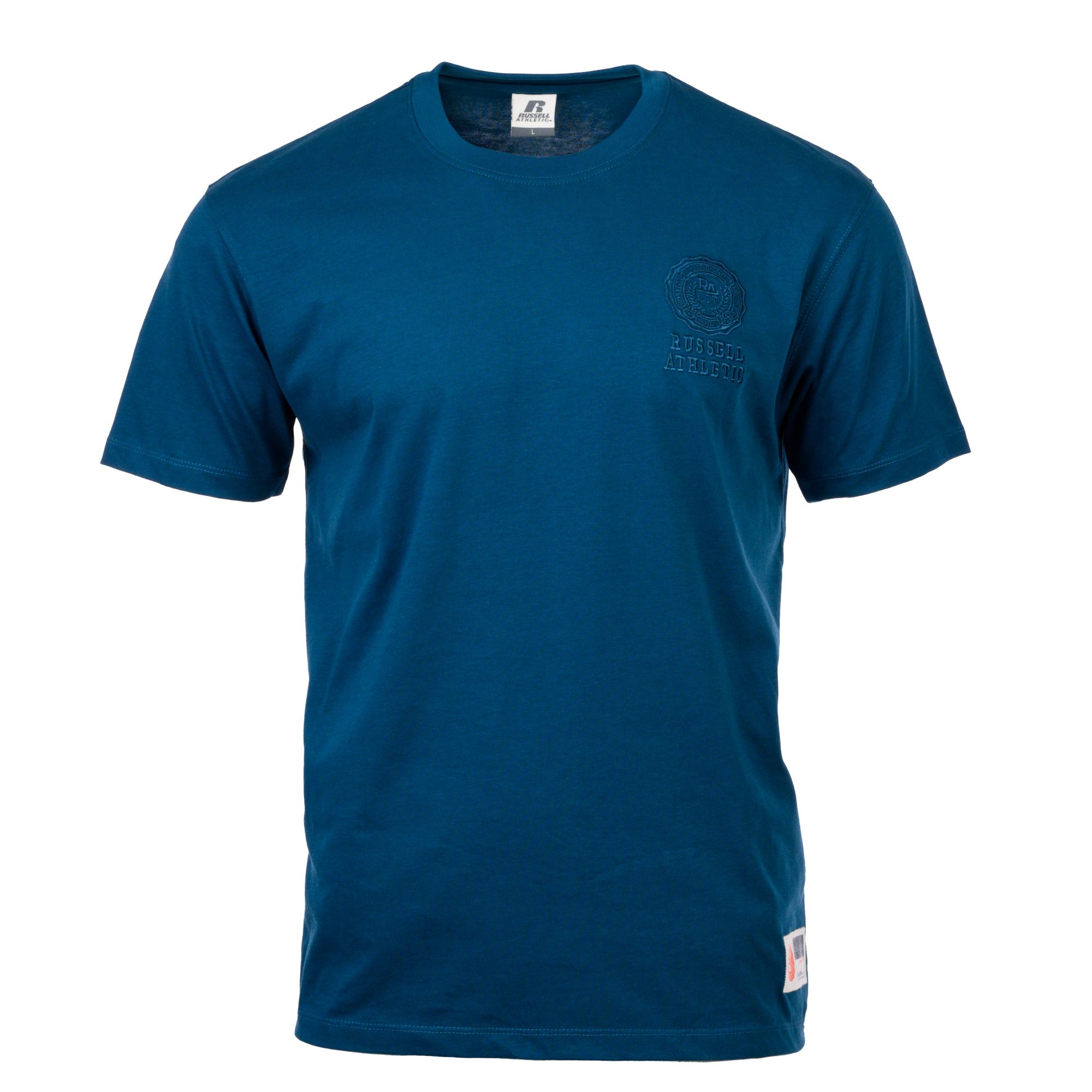 Φωτογραφία προϊόντος: RUSSELL ATHLETIC MEN'S GREECE SMU TEE-SHIRT SMALL TONAL LOGO (A25-701-1-138)