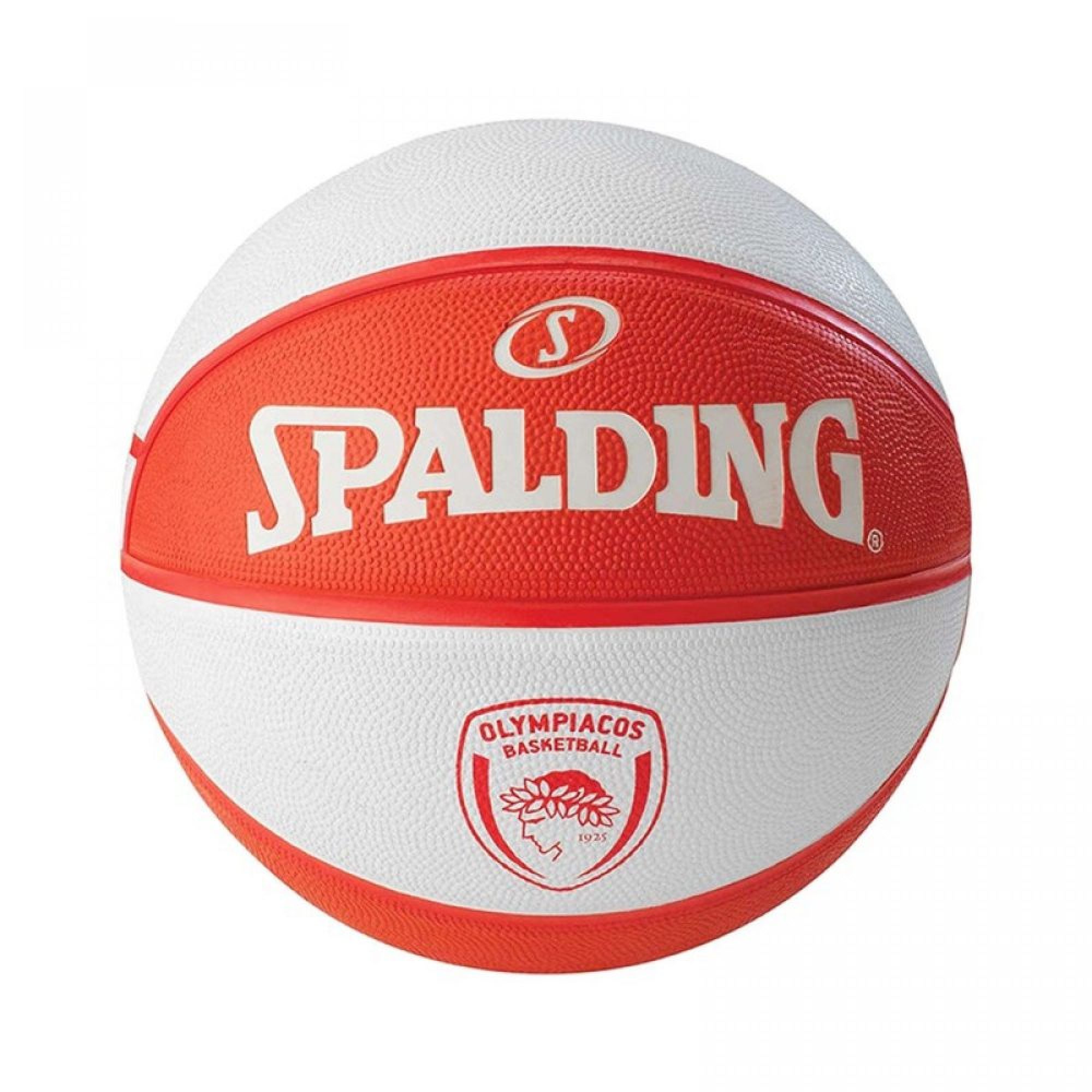 Φωτογραφία προϊόντος: Spalding 2025 OLYMPIAKOS PIRAEUS EUROLEAGUE TEAM SZ 7 RUBBER-BASKETBALL (85-302Z)