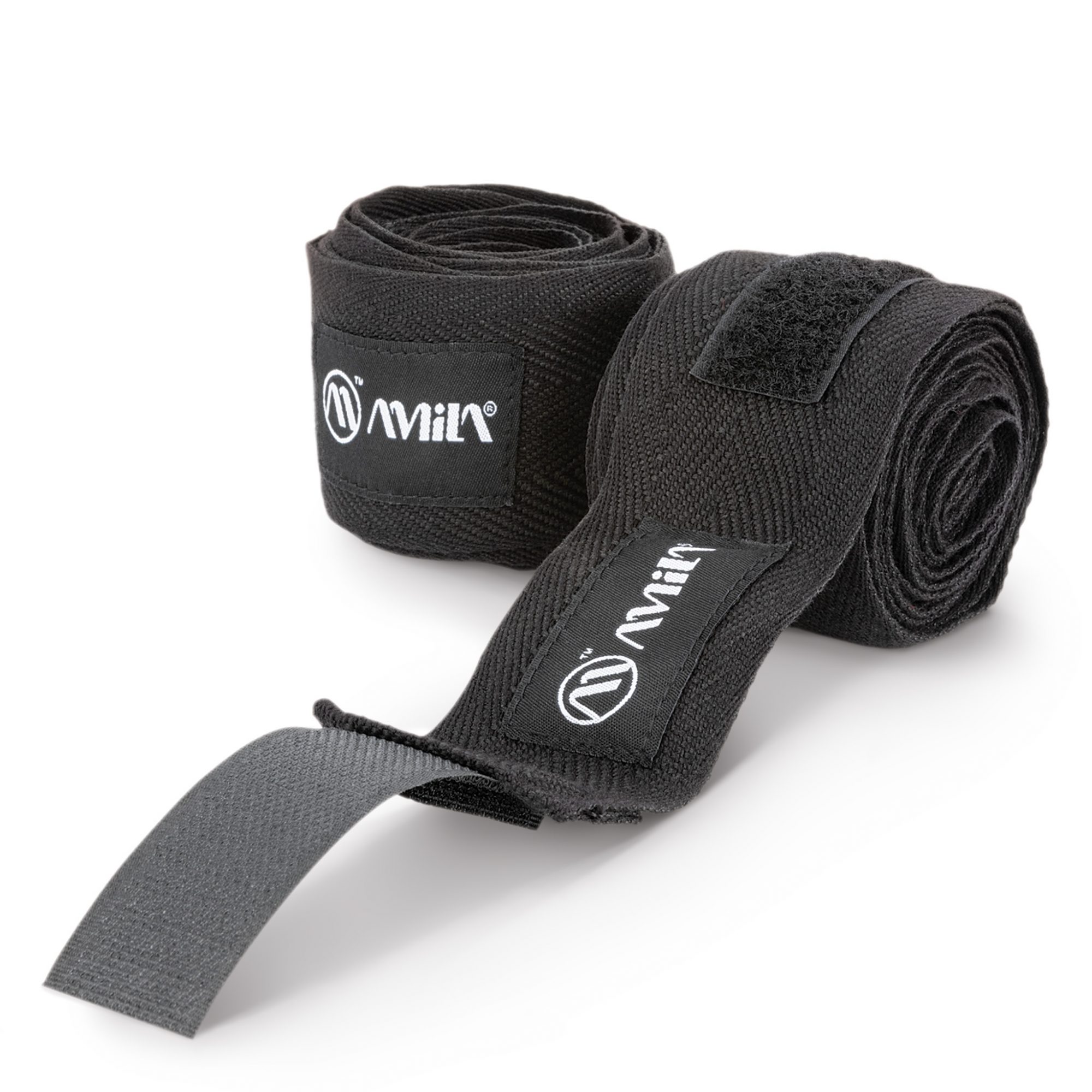 Φωτογραφία προϊόντος: Μπαντάζ Πυγμαχίας AMILA HandWrap 3m Μαύρο (32000)