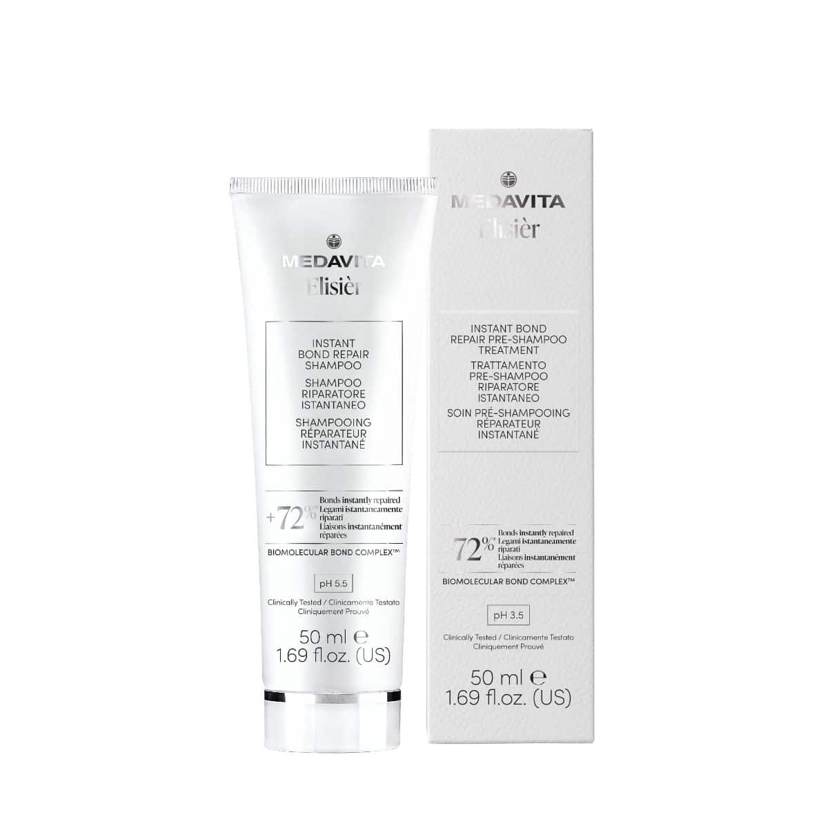 Φωτογραφία προϊόντος: Medavita Elisier Instant Bond Repair Shampoo 50ml