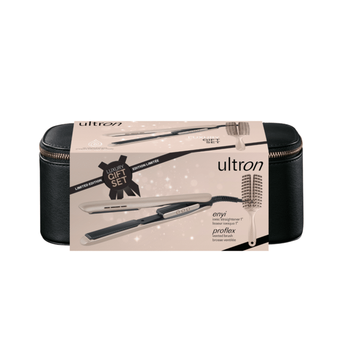 Φωτογραφία προϊόντος: Farcom Ultron Luxury Gift Set (Enyi Ionic Straightener + Proflex Vented Brush)