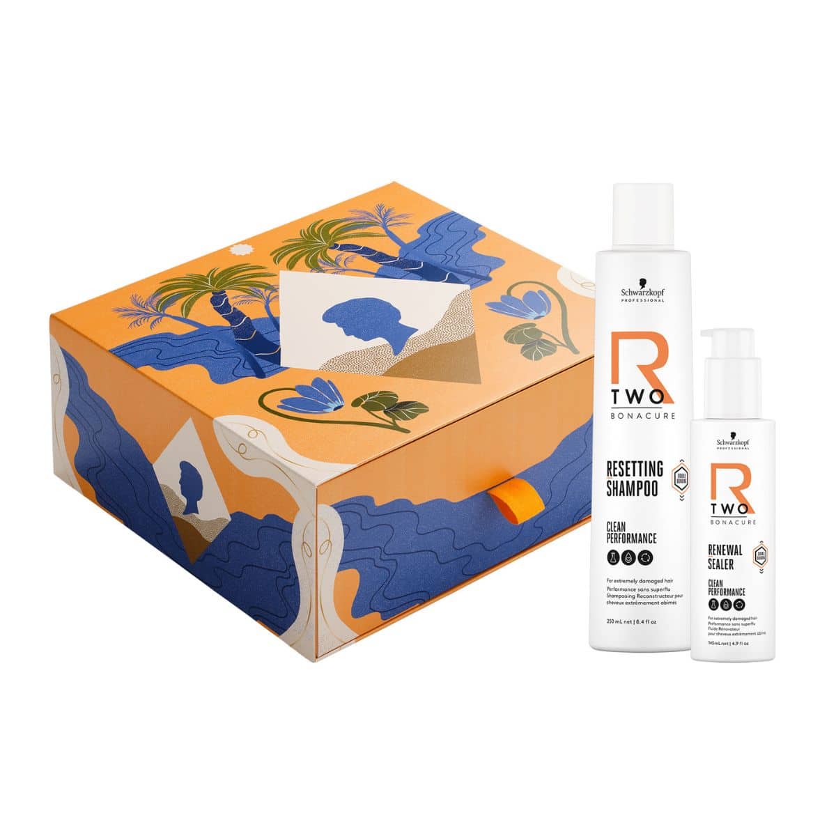 Φωτογραφία προϊόντος: Schwarzkopf Professional Bonacure R-Two Gift Box (Shampoo 250ml + Renewal Sealer 145ml)