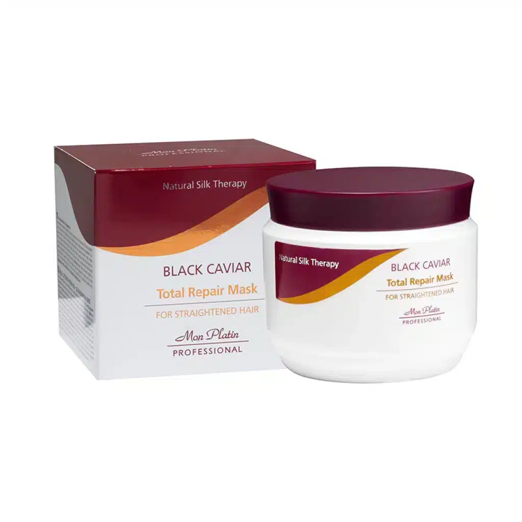 Φωτογραφία προϊόντος: Mon Platin Black Caviar Hair Mask for Straightened Hair 500ml