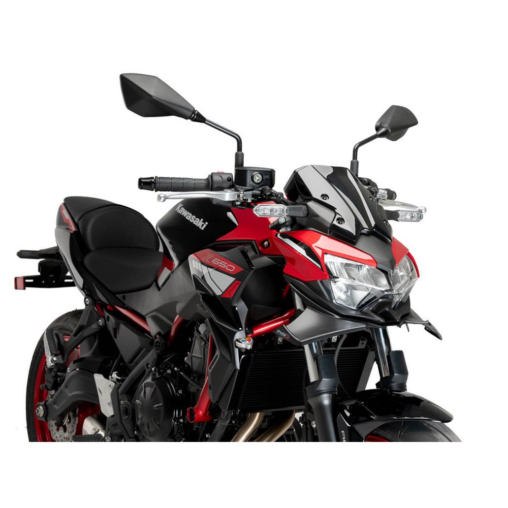 Φωτογραφία προϊόντος: ΜΠΡΟΣΤΙΝΑ SPOILERS DOWNFORCE NAKED FRONTAL SPOILERS MATT BLACK ΓΙΑ KAWASAKI Z650 '24 21134J | PUIG