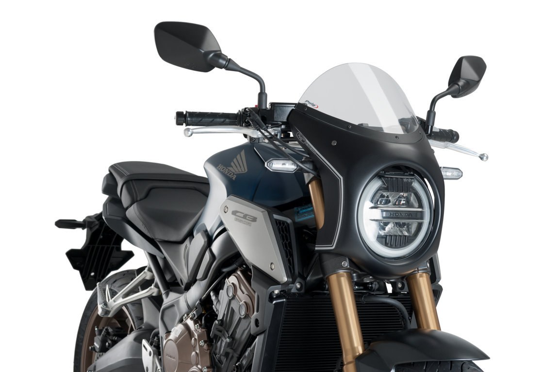 Φωτογραφία προϊόντος: ΖΕΛΑΤΙΝΑ RETRO SEMIFAIRING ΔΙΑΦΑΝΗ ΓΙΑ HONDA CB1000R/NEO SPORTS 1000R '18-'20/CB650R NEO SPORTS CAFE '19-'23 3133W| PUIG