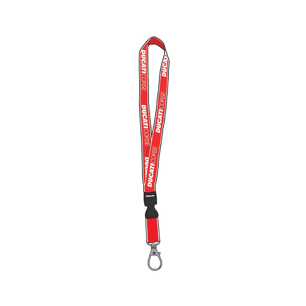 Φωτογραφία προϊόντος: ΜΠΡΕΛΟΚ ΛΑΙΜΟΥ LANYARD DUCATI CORSE RED 2456005 | DUCATI RACING COLLECTION