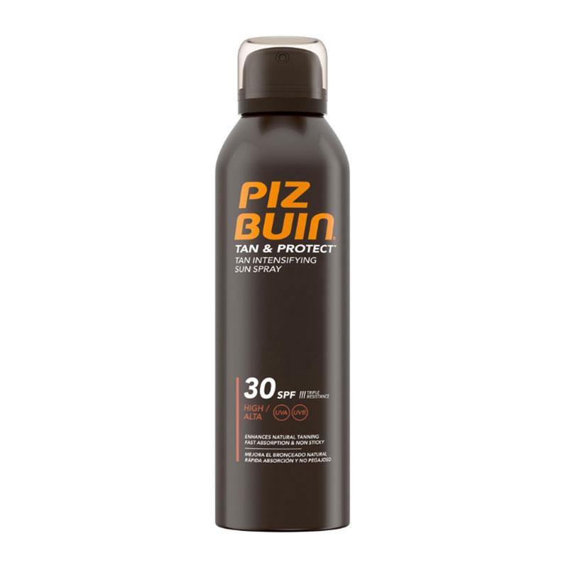 Φωτογραφία προϊόντος: Piz Buin Tan & Protect Αδιάβροχη Αντηλιακή Λοσιόν Για Το Σώμα SPF30+ Σε Spray 150ml