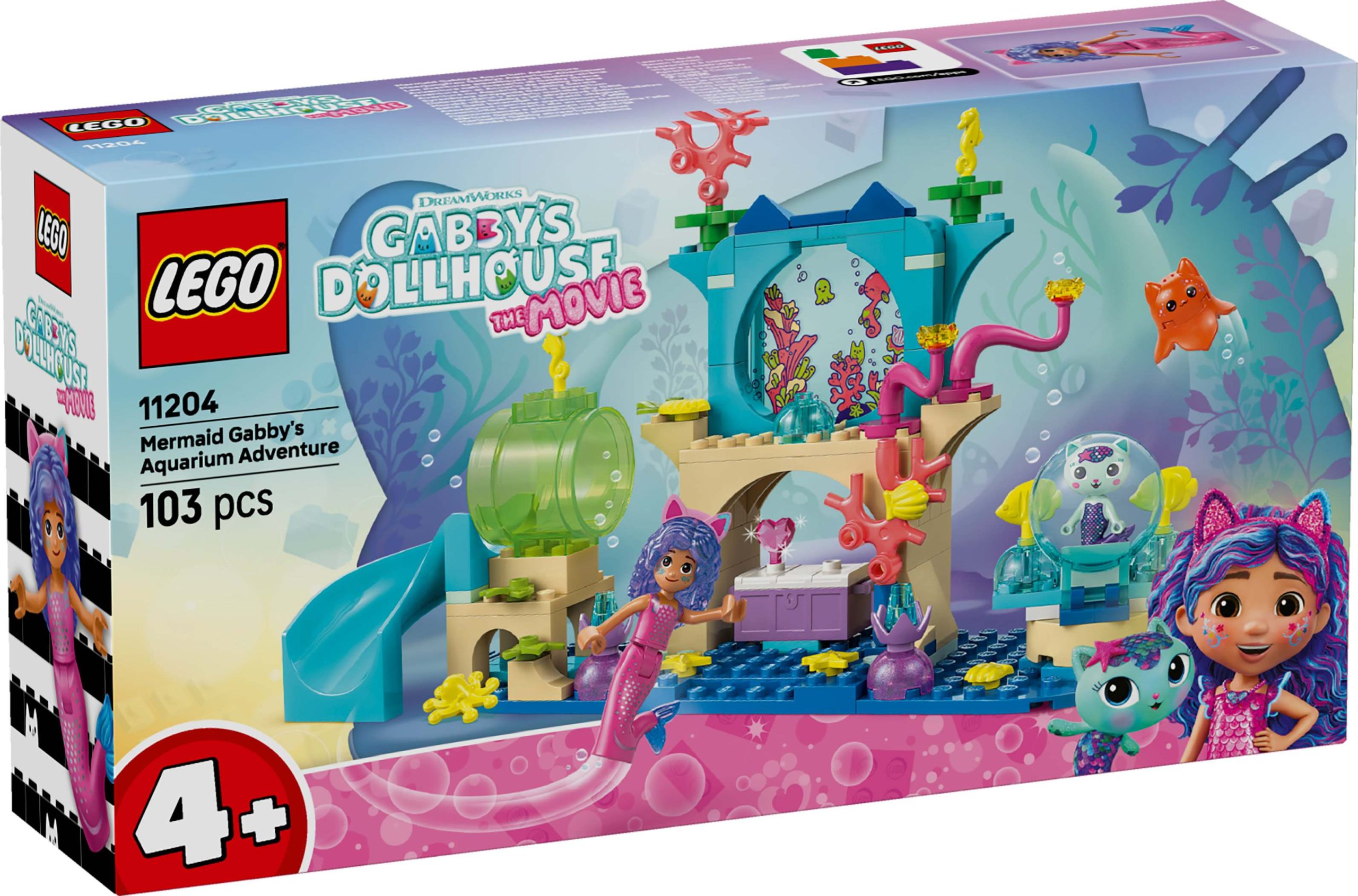 Φωτογραφία προϊόντος: LEGO Gabby's Dollhouse: Η Περιπέτεια της Γκάμπι-Γοργόνας στο Ενυδρείο (11204)