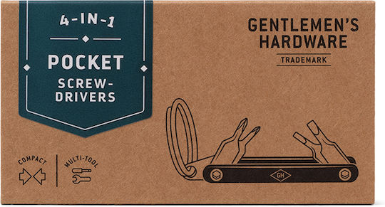 Φωτογραφία προϊόντος: GENTLEMEN'S HARDWARE GENTLEMEN’S POCKET SCREW DRIVERS ΠΟΛΥΕΡΓΑΛΕΙΟ ΚΑΤΣΑΒΙΔΙΑ