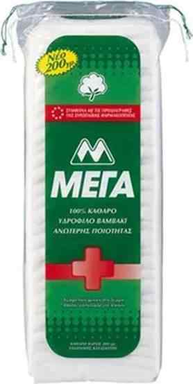 Φωτογραφία προϊόντος: Mega Cotton Υδρόφιλο Βαμβάκι 200gr
