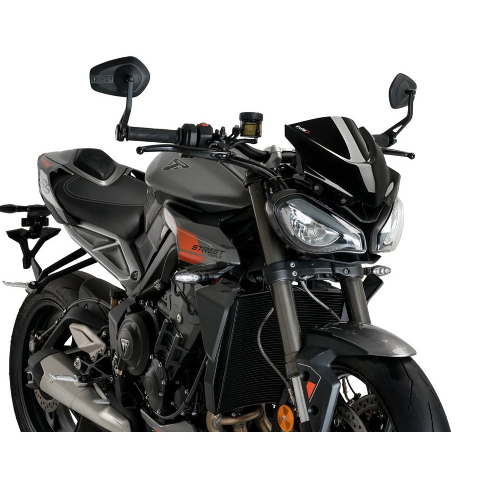 Φωτογραφία προϊόντος: ΖΕΛΑΤΙΝΑ ΜΑΥΡΗ WINDSHIELD NEW GENERATION SPORT ΓΙΑ TRIUMPH STREET TRIPLE 765 R/RS '23-'24 21592N | PUIG