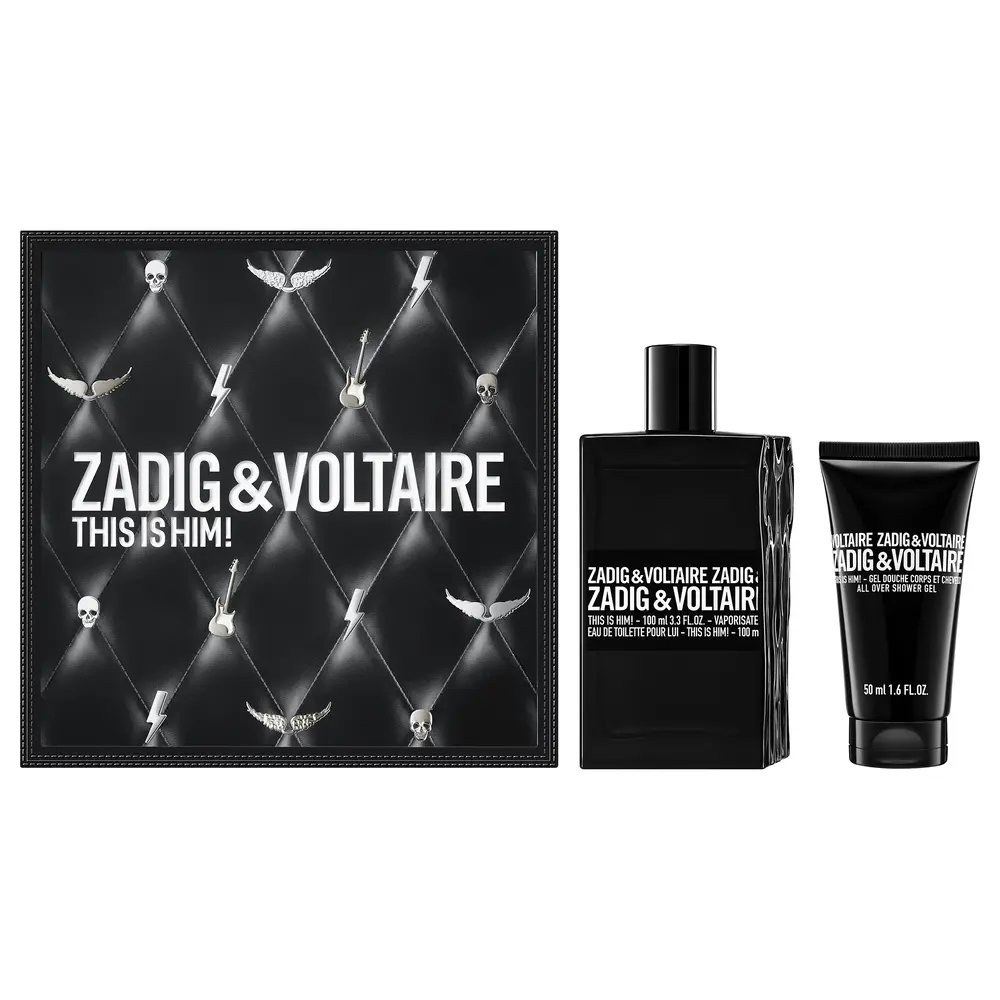 Φωτογραφία προϊόντος: Zadig & Voltaire This Is Him Ανδρικό Αρωματικό Σετ: Eau de Toilette 100ml + Shower Gel 50ml