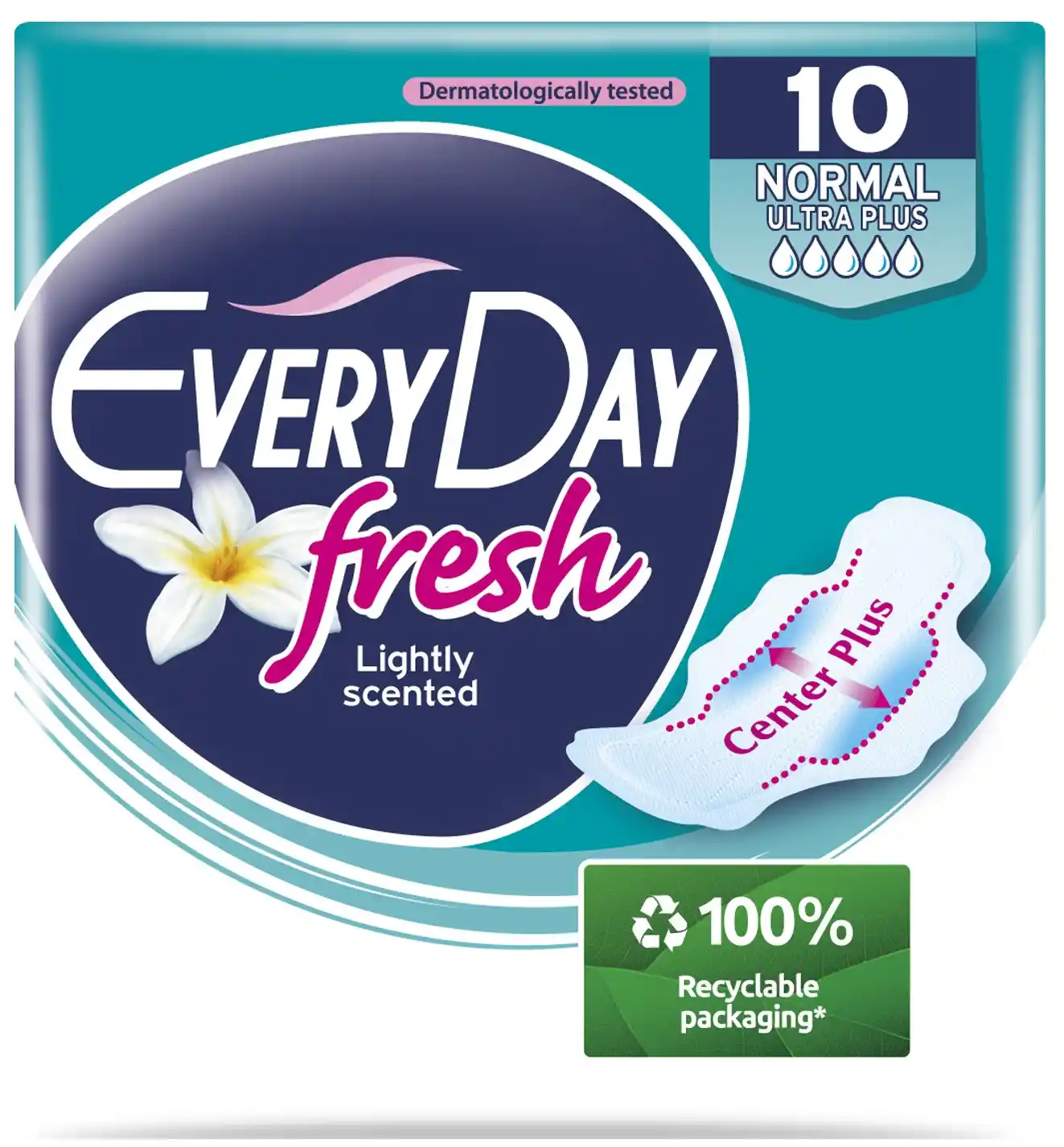 Φωτογραφία προϊόντος: Every Day Ultra Plus Extra Long Sensitive Fresh Σερβιέτες με Φτερά 10τμχ