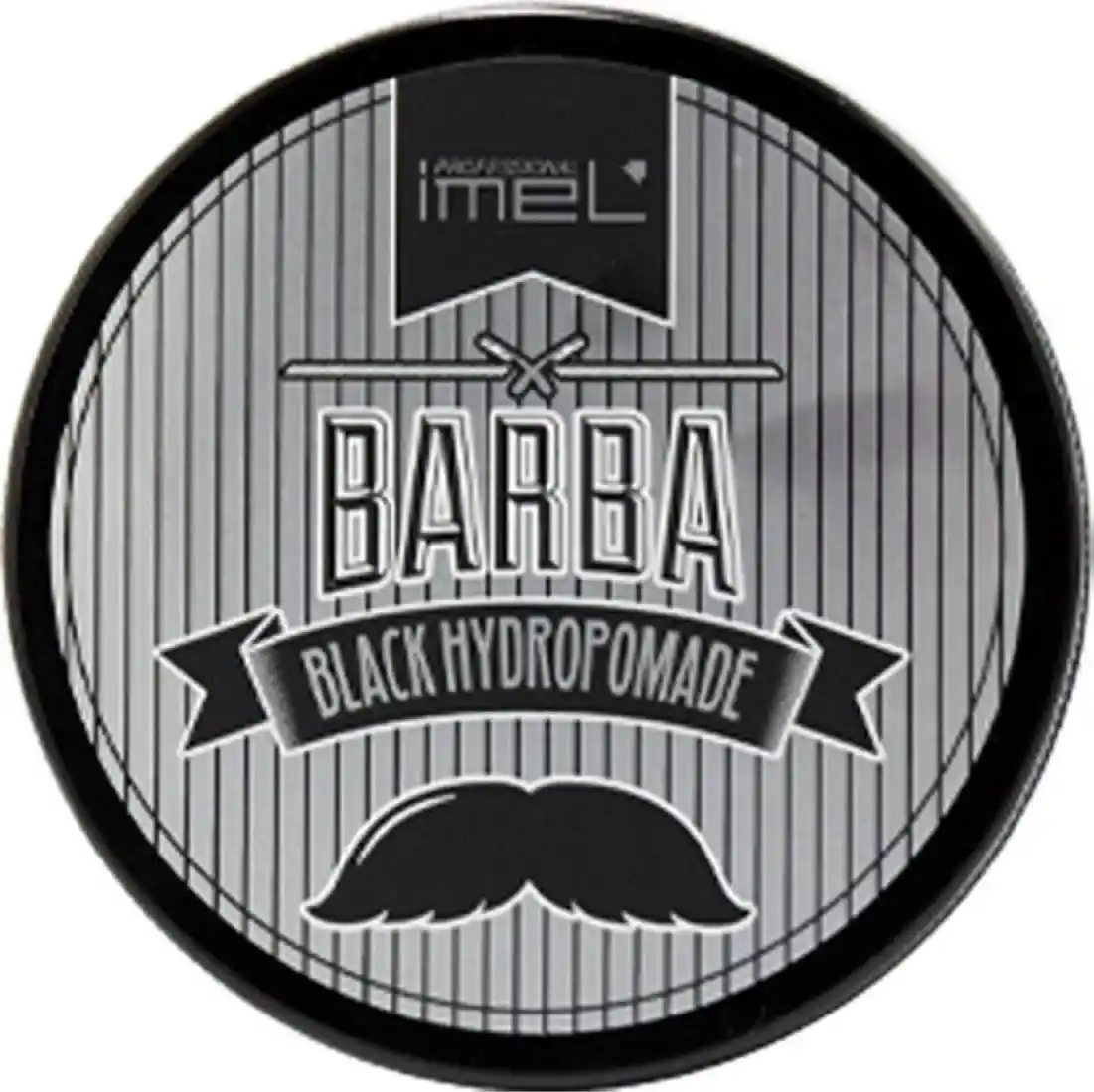 Φωτογραφία προϊόντος: IMEL Barba Black Hydropomade Strong Hold Πομάδα Μαλλιών 100ml