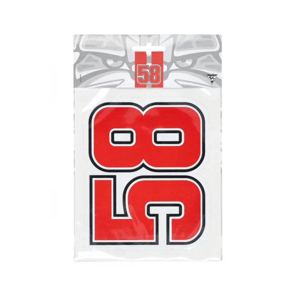 Φωτογραφία προϊόντος: ΑΥΤΟΚΟΛΛΗΤΟ STICKERS MEDIUM SIMONCELLI RED 2255003 | MARCO SIMONCELLI