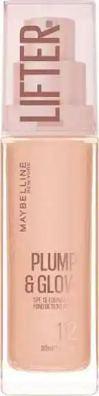 Φωτογραφία προϊόντος: Maybelline Lifter Plump & Glow SPF15 Foundation Makeup 30ml - 112