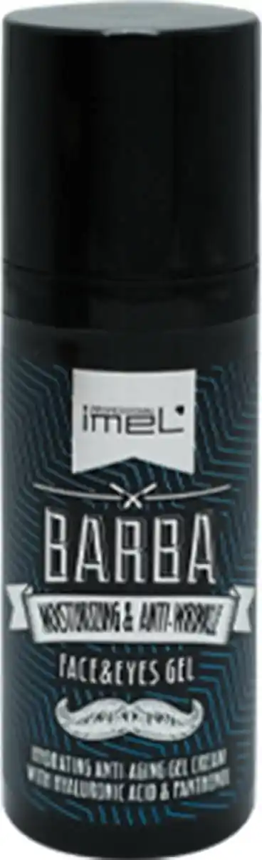Φωτογραφία προϊόντος: IMEL Barba Hydrating Antiwrinkle Face & Eye Cream Gel Κρέμα Gel Προσώπου & Ματιών 50ml
