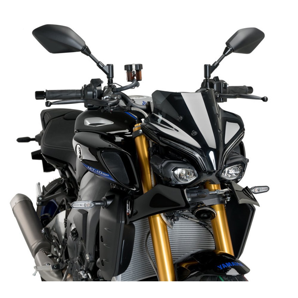 Φωτογραφία προϊόντος: ΜΠΡΟΣΤΙΝΑ SPOILERS DOWNFORCE NAKED FRONTAL SPOILERS BLACK ΓΙΑ YAMAHA MT-10/SP '22-'24 21471N |PUIG