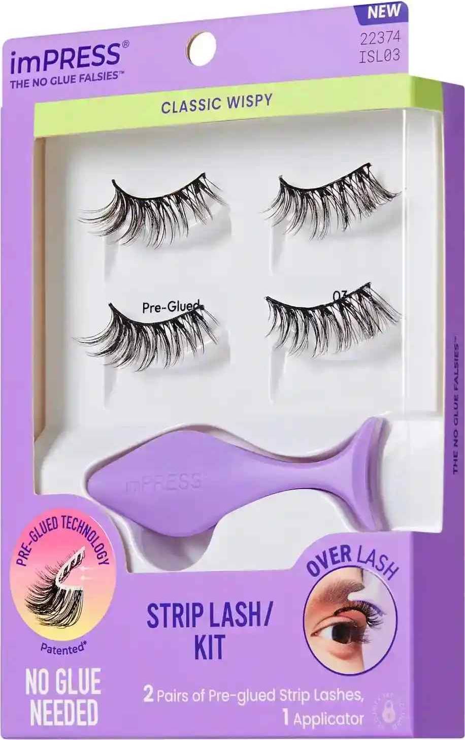 Φωτογραφία προϊόντος: Kiss imPRESS Pre-glued Strip Lash Kit 03 Σετ Ψεύτικες Βλεφαρίδες 1 Τεμάχιο - 03