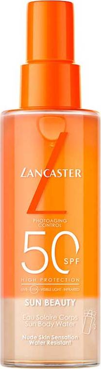 Φωτογραφία προϊόντος: Lancaster Sun Beauty Protective Water SPF50 Αντηλιακό Νερό Σώματος 150ml