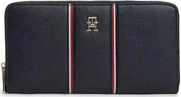 Φωτογραφία προϊόντος: Tommy Hilfiger Γυναικείο Μεγάλο Πορτοφόλι TH Icon Lrg ZA Corp Σκούρο Μπλε
