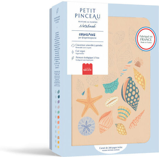Φωτογραφία προϊόντος: La Petite Épicerie LA PETITE EPICERIE NOTEBOOK A PEINDRE - COQUILLAGE ΖΩΓΡΑΦΙΖΕΤΕ ΜΟΝΟΙ ΣΑΣ ΤΟ ΕΞΩΦΥΛΛΟ ΤΟΥ ΣΗΜΕΙΩΜΑΤΑΡΙΟΥ