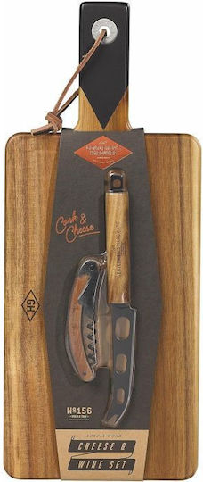 Φωτογραφία προϊόντος: GENTLEMEN'S HARDWARE GENTLEMEN’S CHEESE + WINE SERVING SET - ΣΕΤ ΕΠΙΦΑΝΕΙΑ ΚΟΠΗΣ