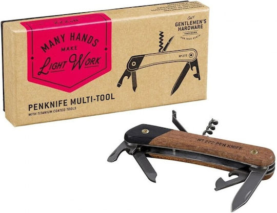 Φωτογραφία προϊόντος: GENTLEMEN'S HARDWARE GENTLEMEN’S PEN KNIFE MULTI-TOOL KRAFT PACKAGING ΣΟΥΓΙΑΣ ΠΟΛΥΕΡΓΑΛΕΙΟ