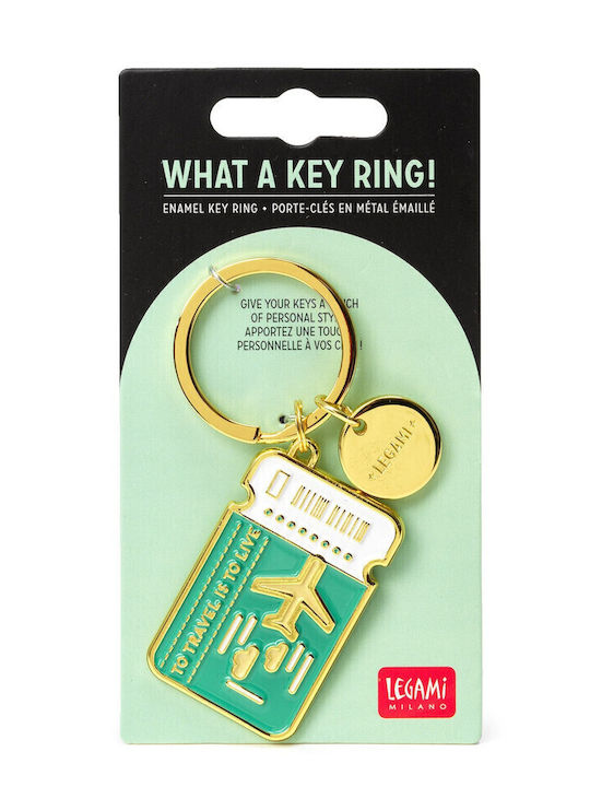 Φωτογραφία προϊόντος: LEGAMI WHAT A KEY RING - TRAVEL TICKET ΜΠΡΕΛΟΚ