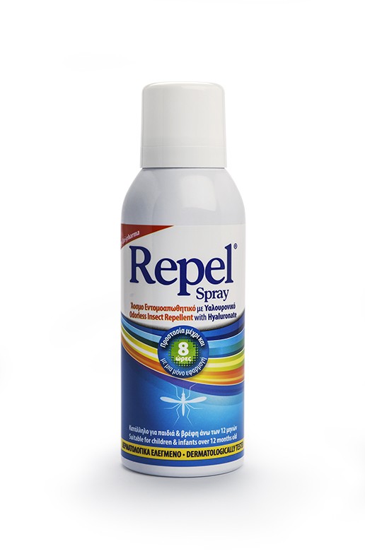 Φωτογραφία προϊόντος: Uni-Pharma Repel Spray Odorless Insect Repellent with Hyaluronate 100ml